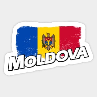 Moldova flag Sticker